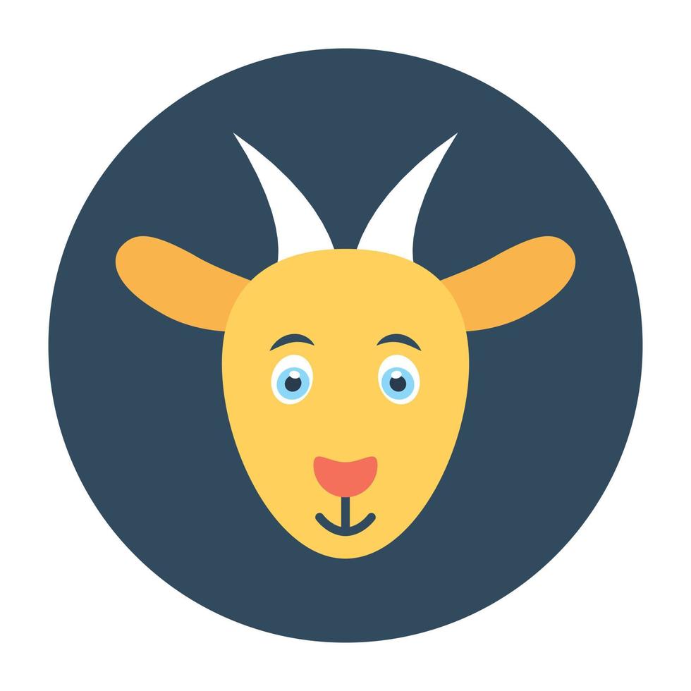 Trendy Goat Concepts vector