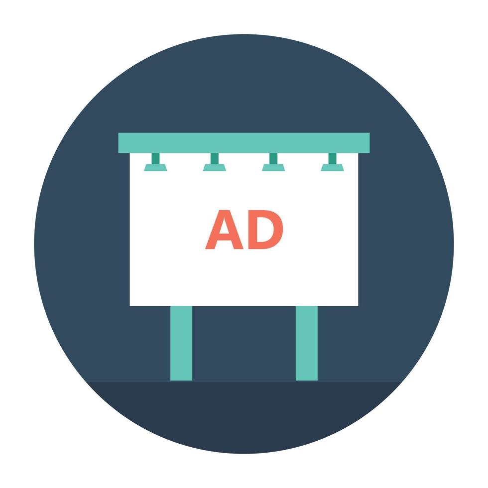 Ad Board Concepts vector