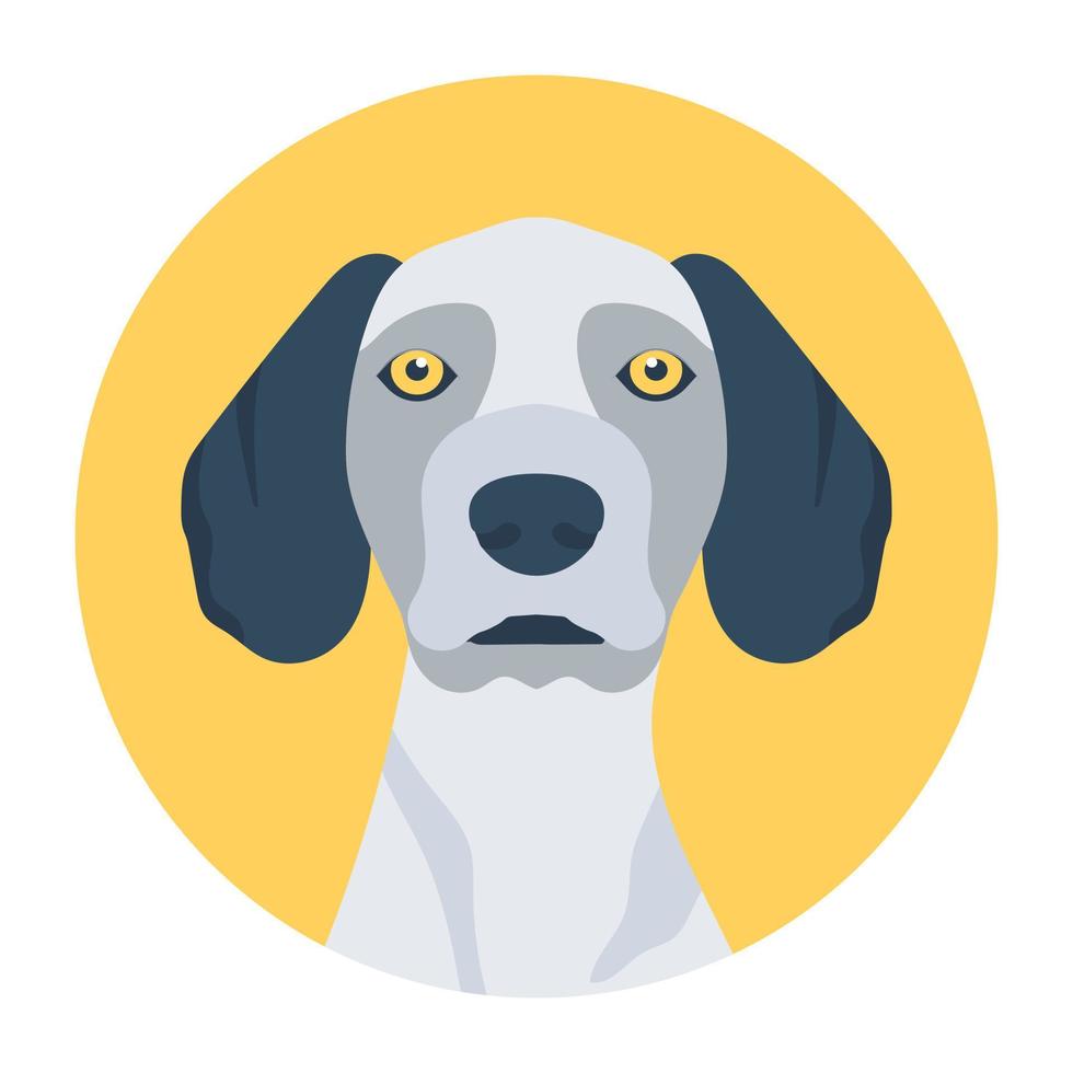 Trendy Dog Concepts vector