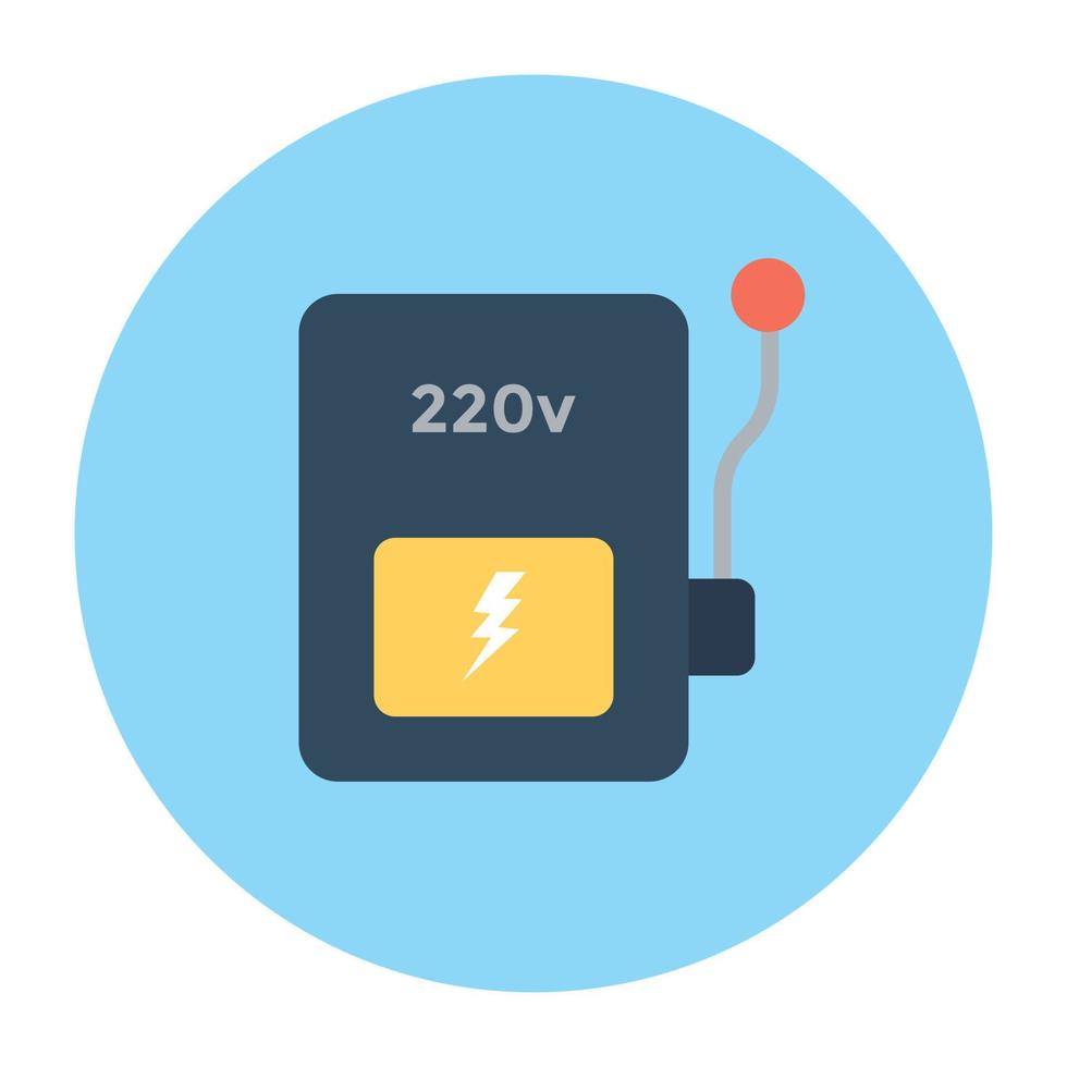 Electric Changeover Concepts vector