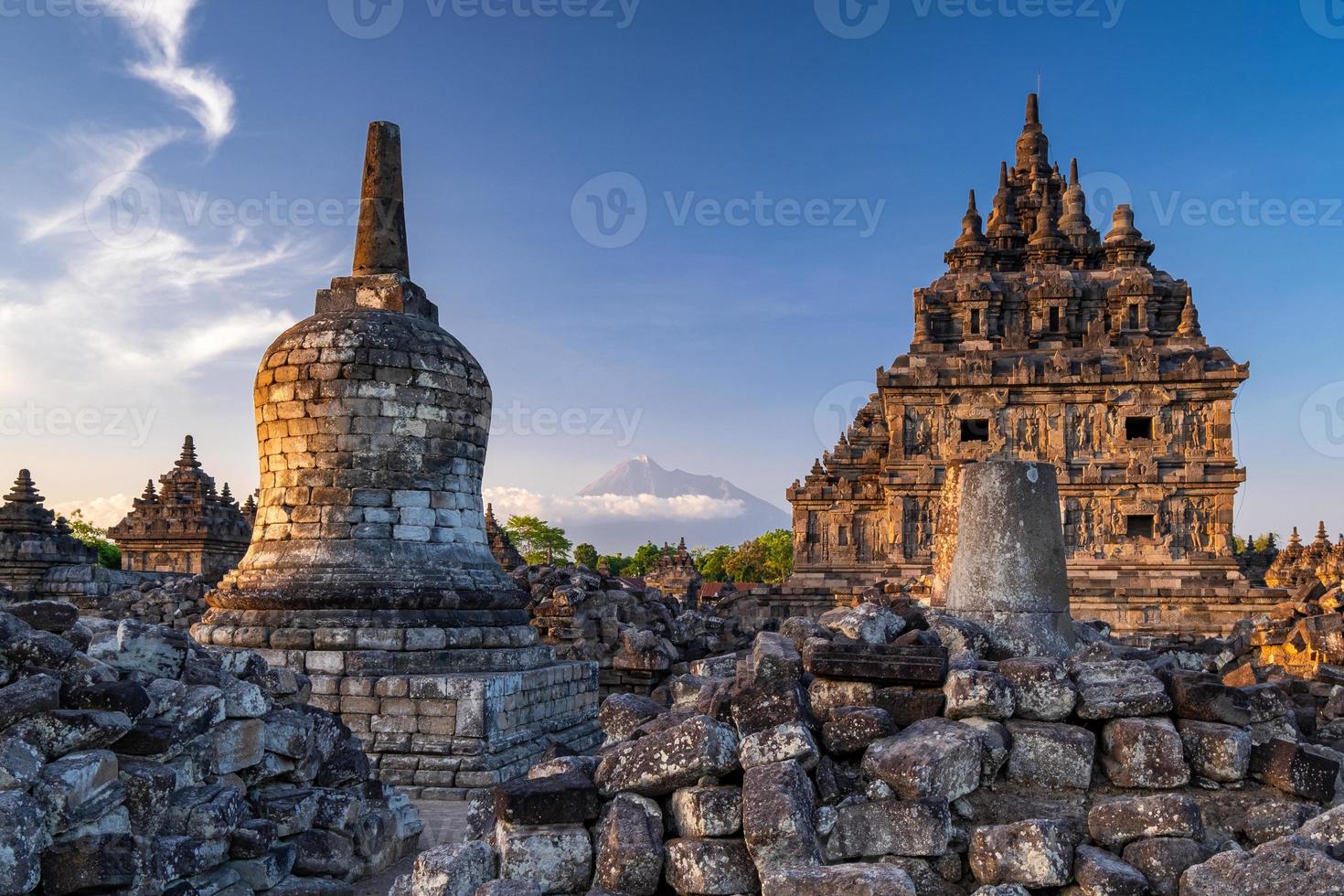 Ancient temple in indonesia photo