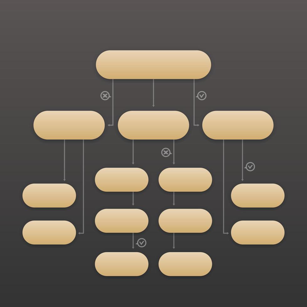 flowchart template, vector elements 5857498 Vector Art at Vecteezy