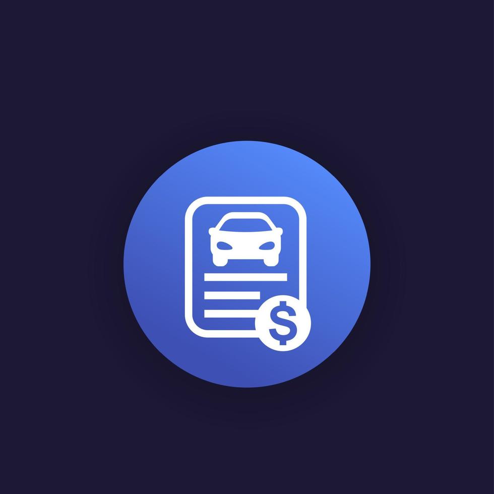 car loan vector icon 5857537 Vector Art at Vecteezy