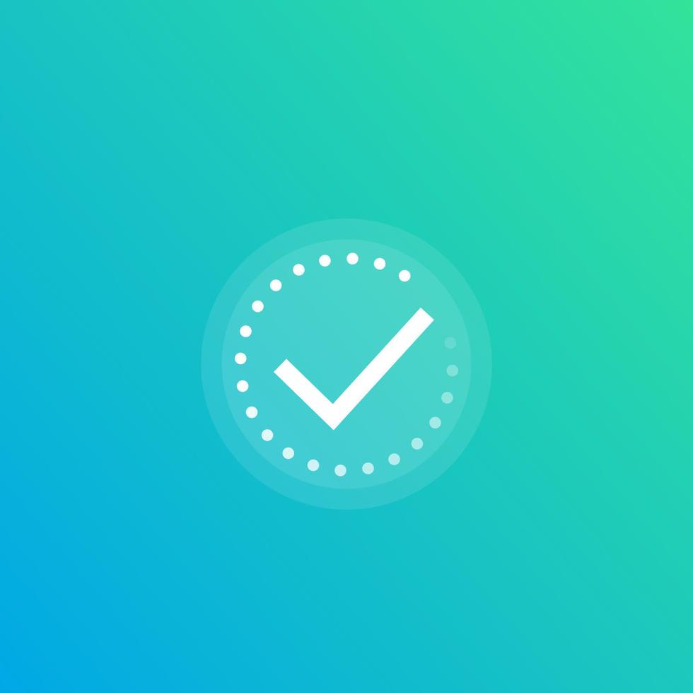 completed progress bar vector icon