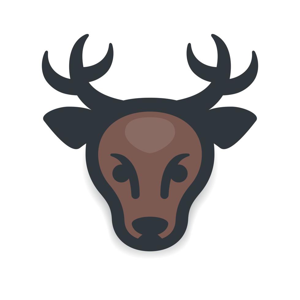 deer head vector icon