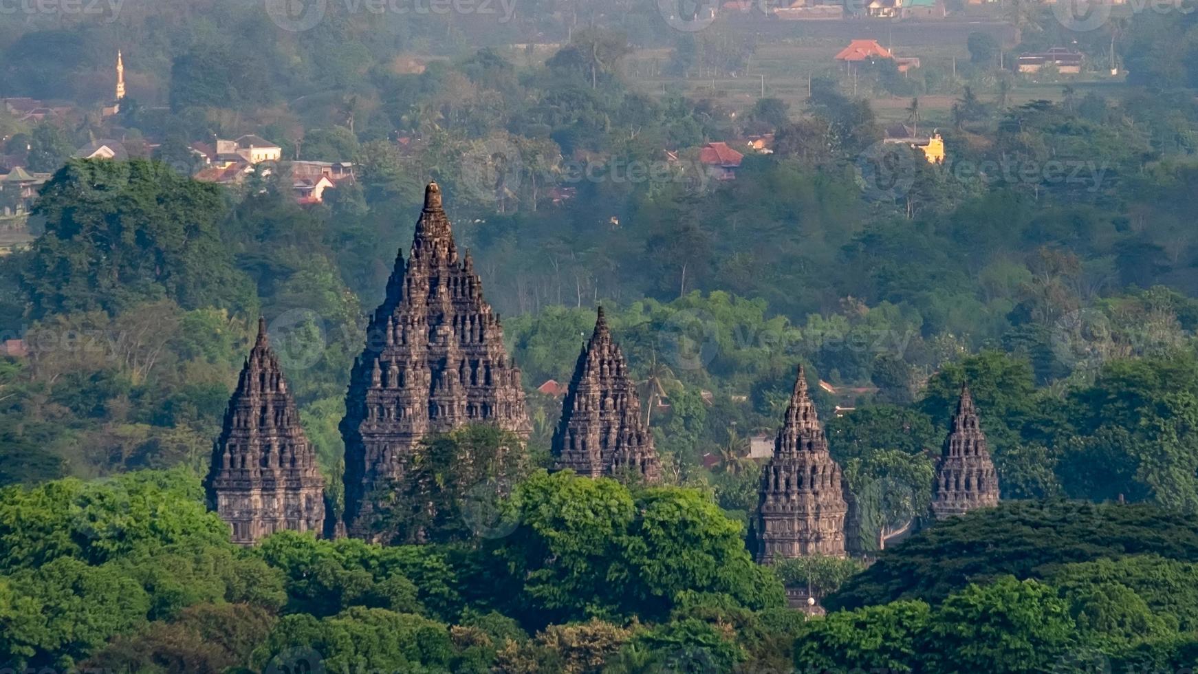 Ancient temple in indonesia photo