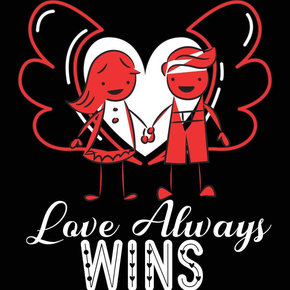 Valentine's Day T-shirt Designs vector