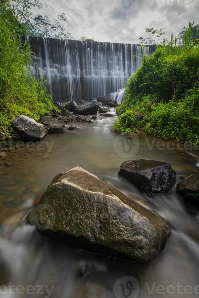 Watu Purbo water fall located at Yogyakarta photo