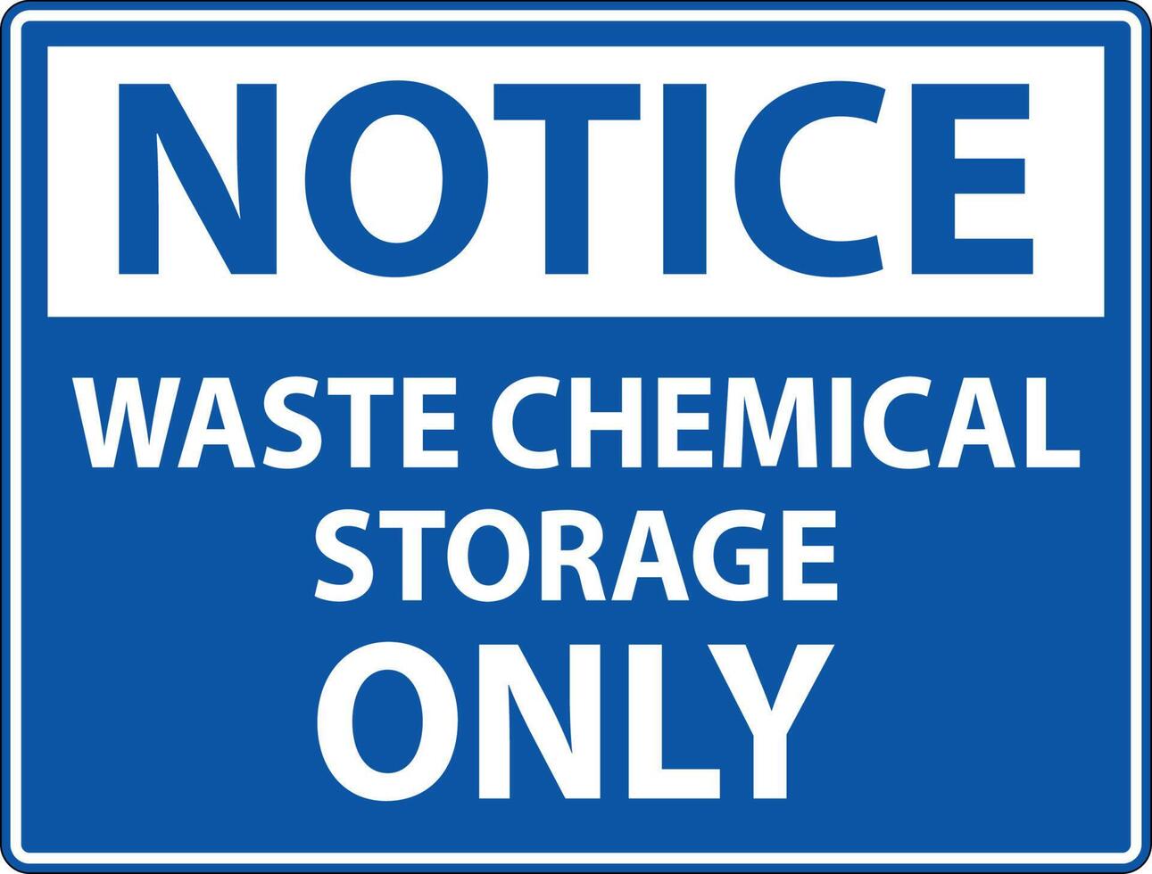 Waste Chemical Storage Only On White Background vector