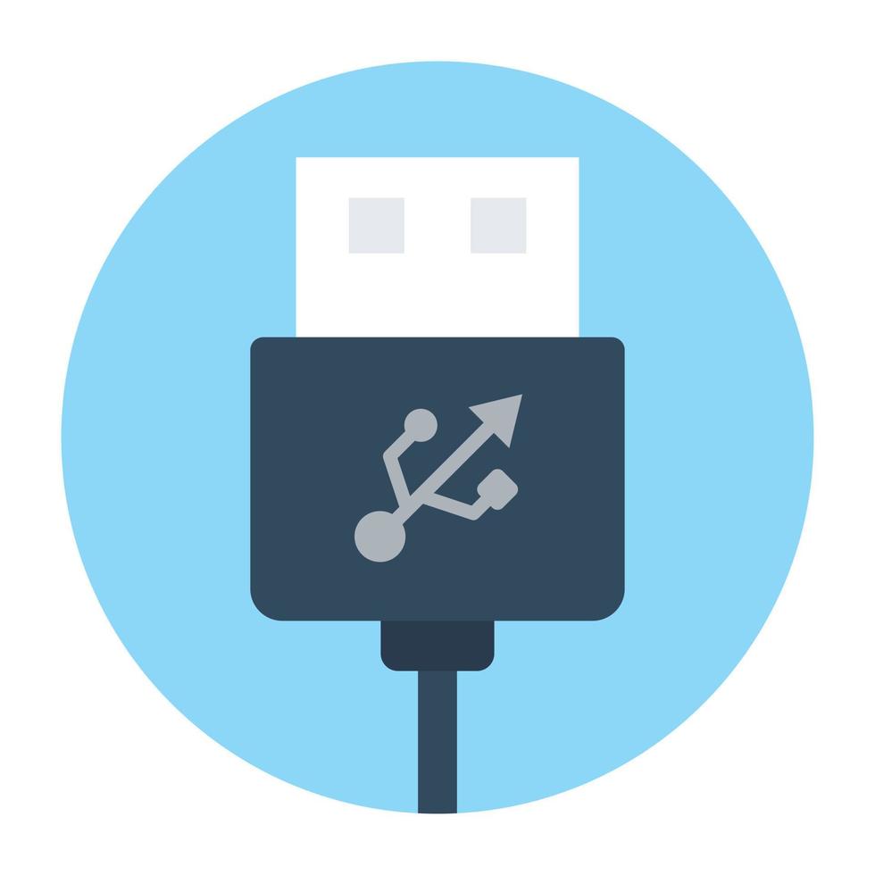 Usb Plug Concepts vector
