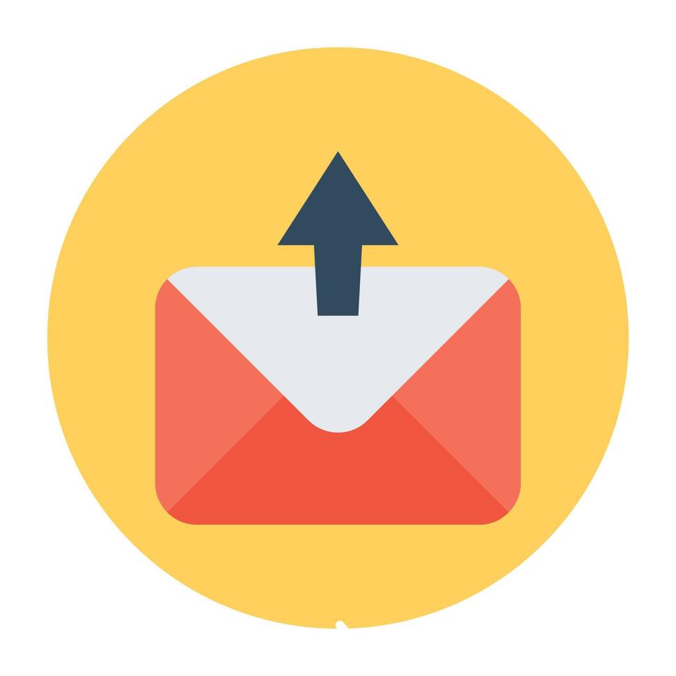 Trendy Outbox Concepts vector