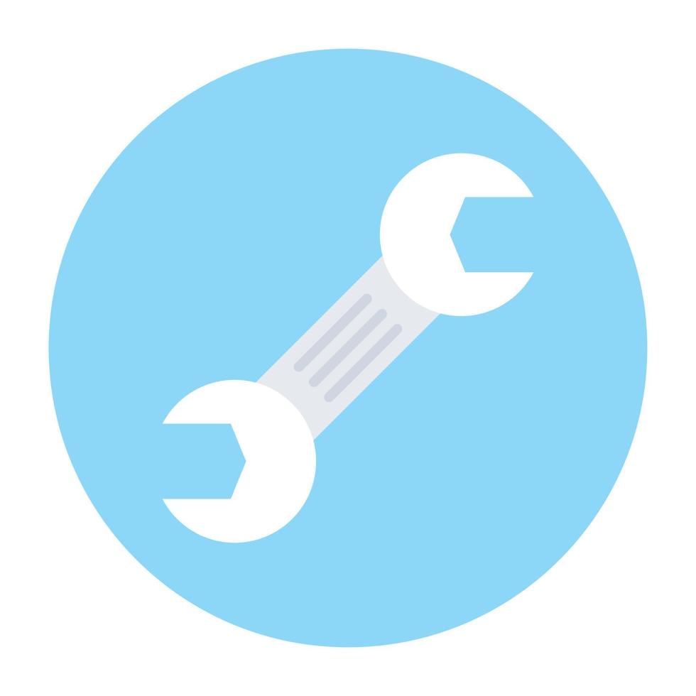 Trendy Wrench Concepts vector