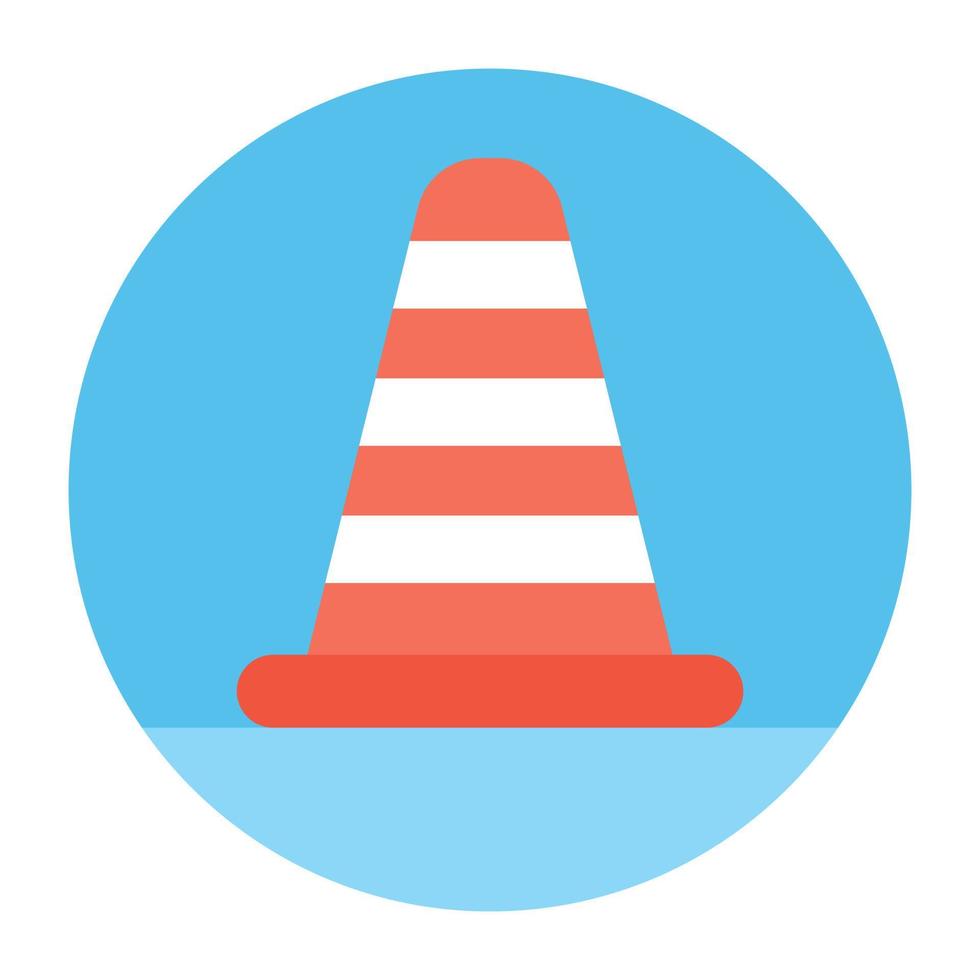 Traffic Cone Concepts vector