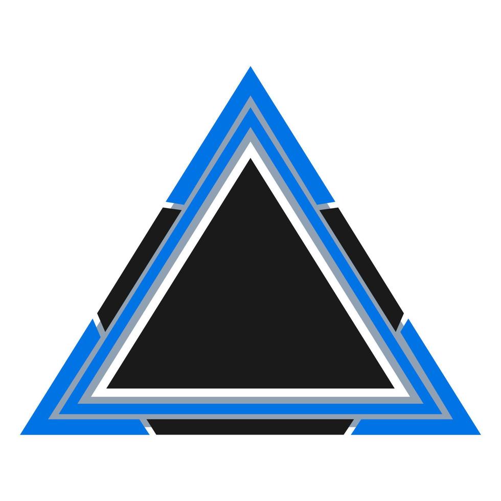 geometric shape triangle emblem vector