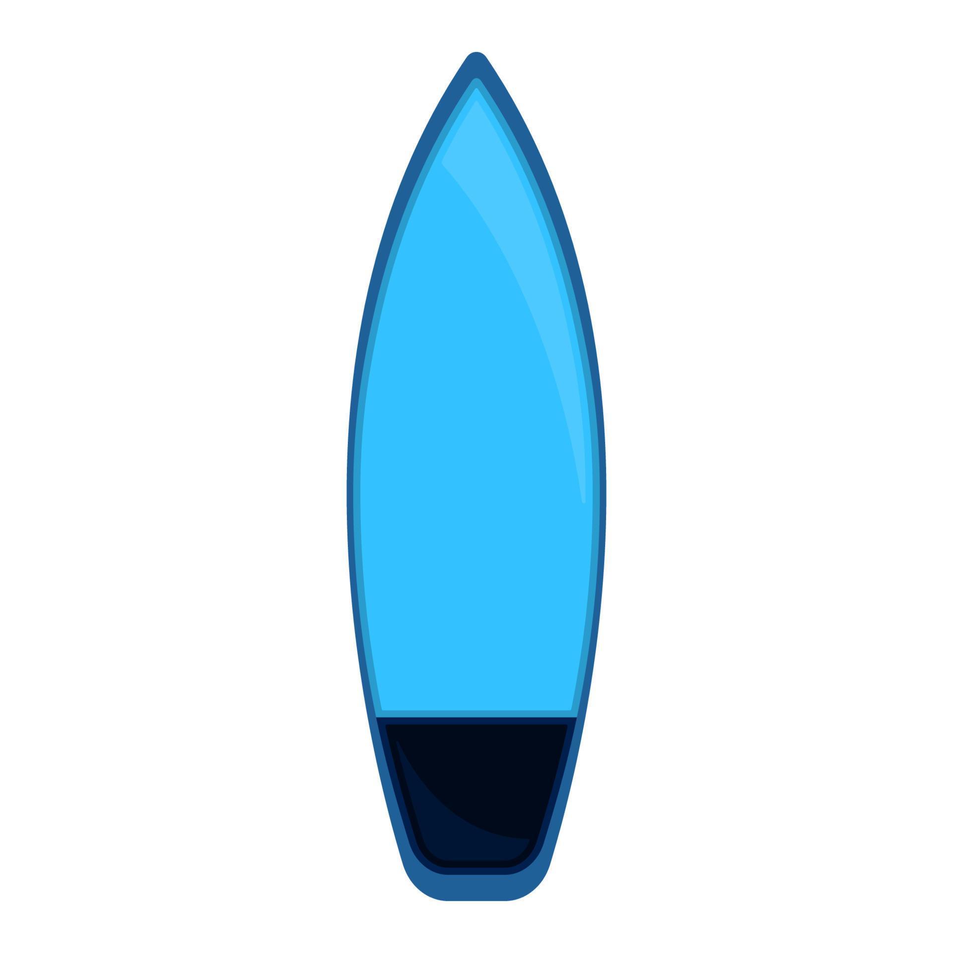 Surfboard isolated white background 5861554 Vector Art at Vecteezy