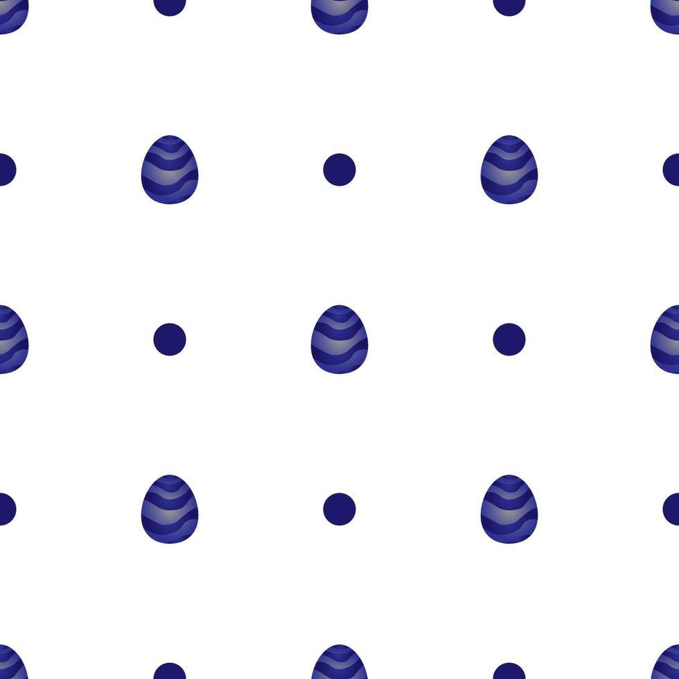Easter background. Colored seamless vector pattern with easter eggs.