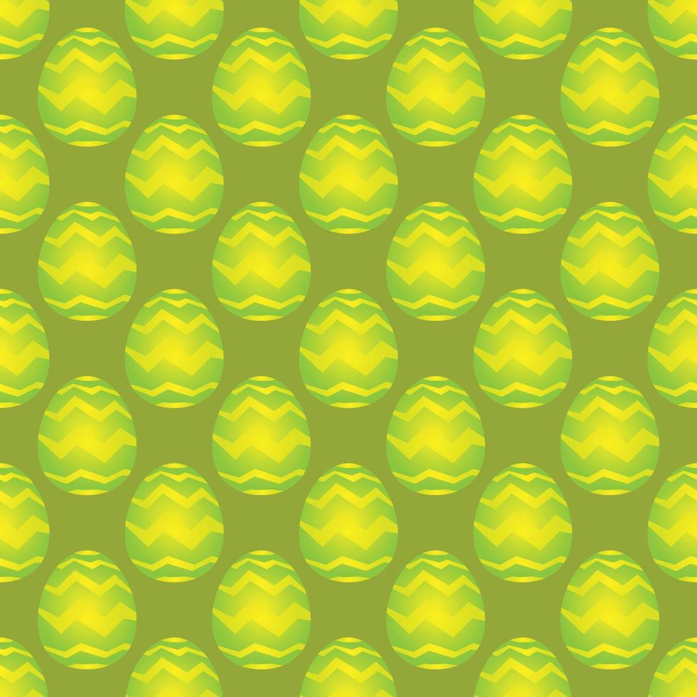 fondo de pascua. patrón de vector transparente de color con huevos de pascua.