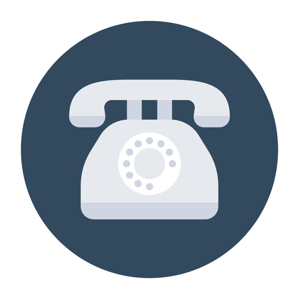 Trendy Landline Concepts vector