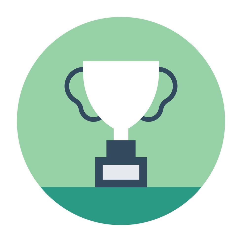 Trendy Trophy Concepts vector