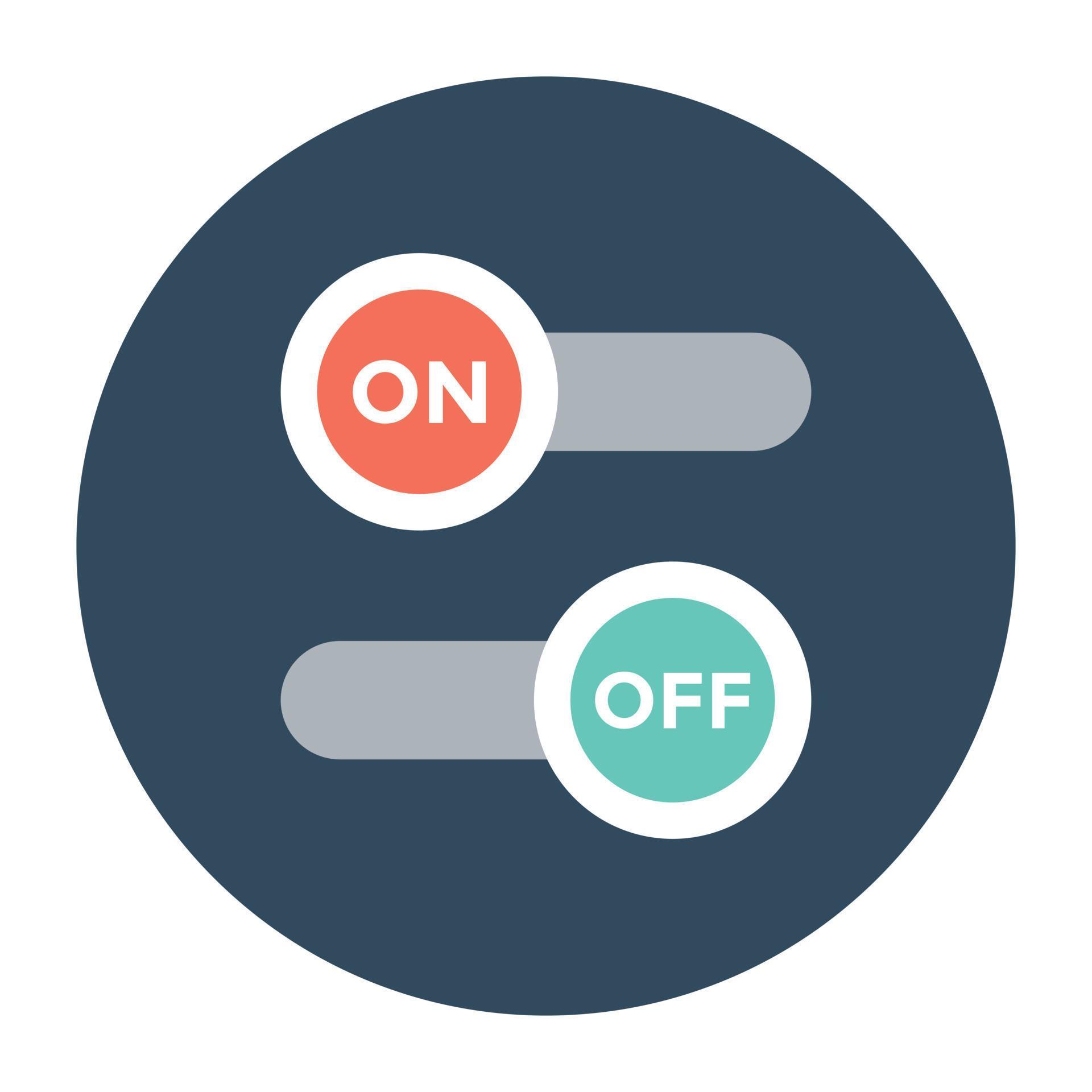 Toggle Buttons Concepts 5862007 Vector Art at Vecteezy