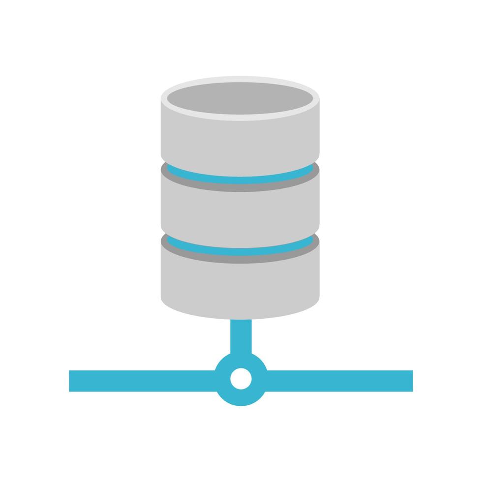Database relational icon. Database connection symbol. vector