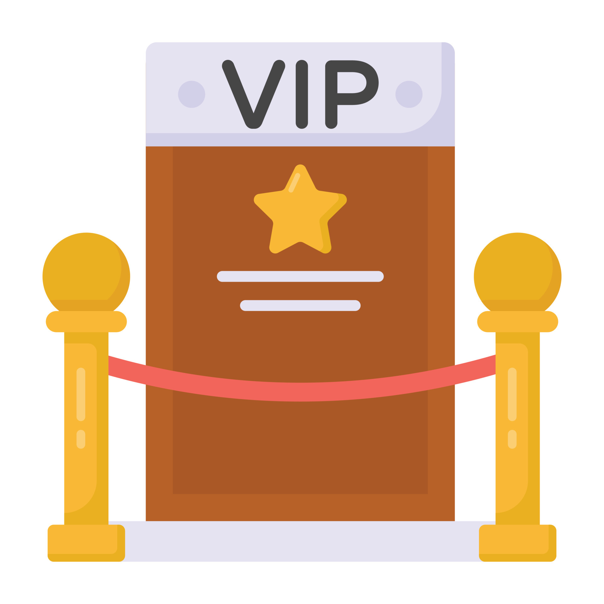 Star On Card Denoting Flat Icon Of Vip Pass Vector Art At Vecteezy