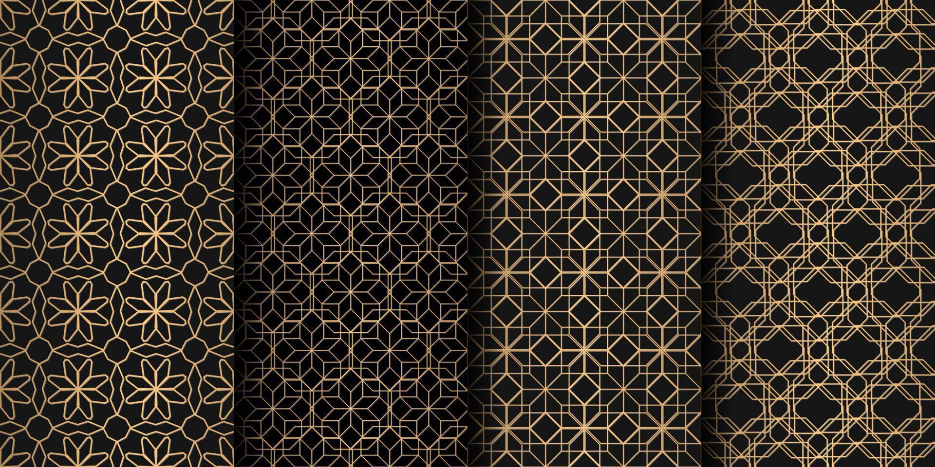 Abstract decorative seamless pattern background vector