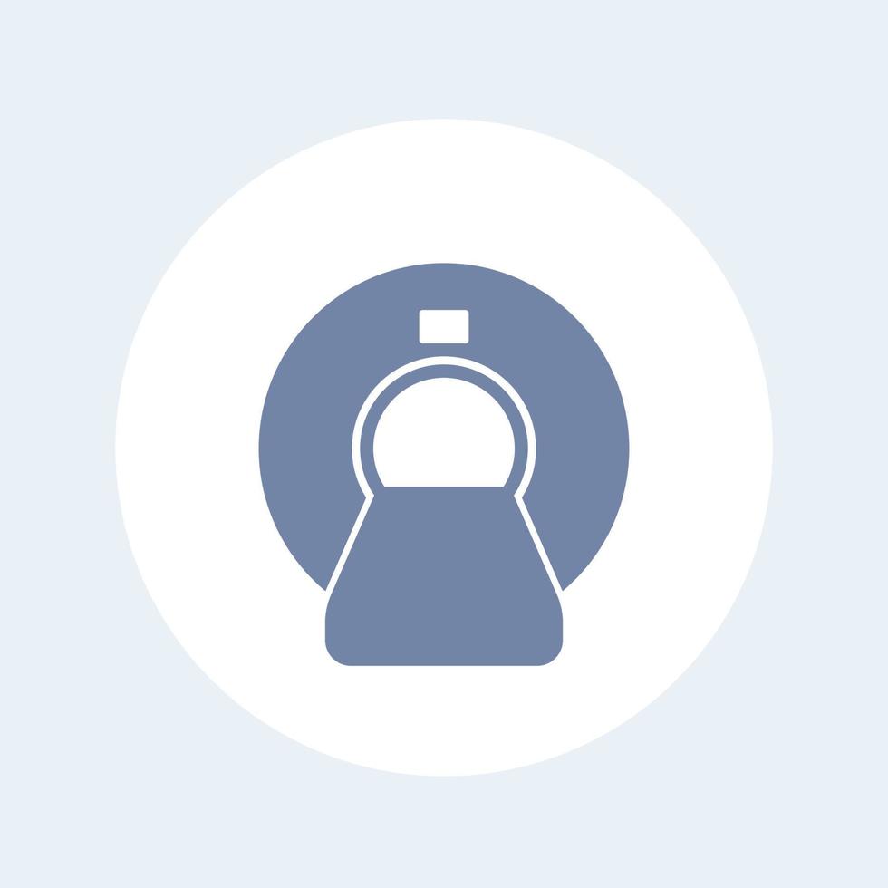 MRI scanner icon isolated on white vector