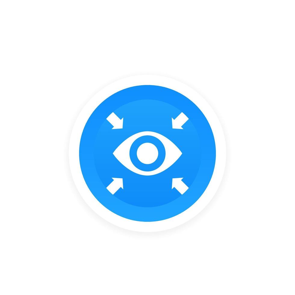 Focus vector with eye symbol
