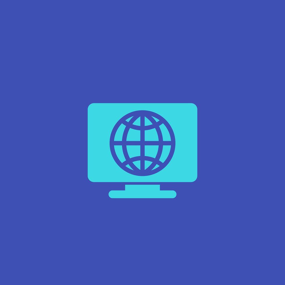 network connection icon, vector