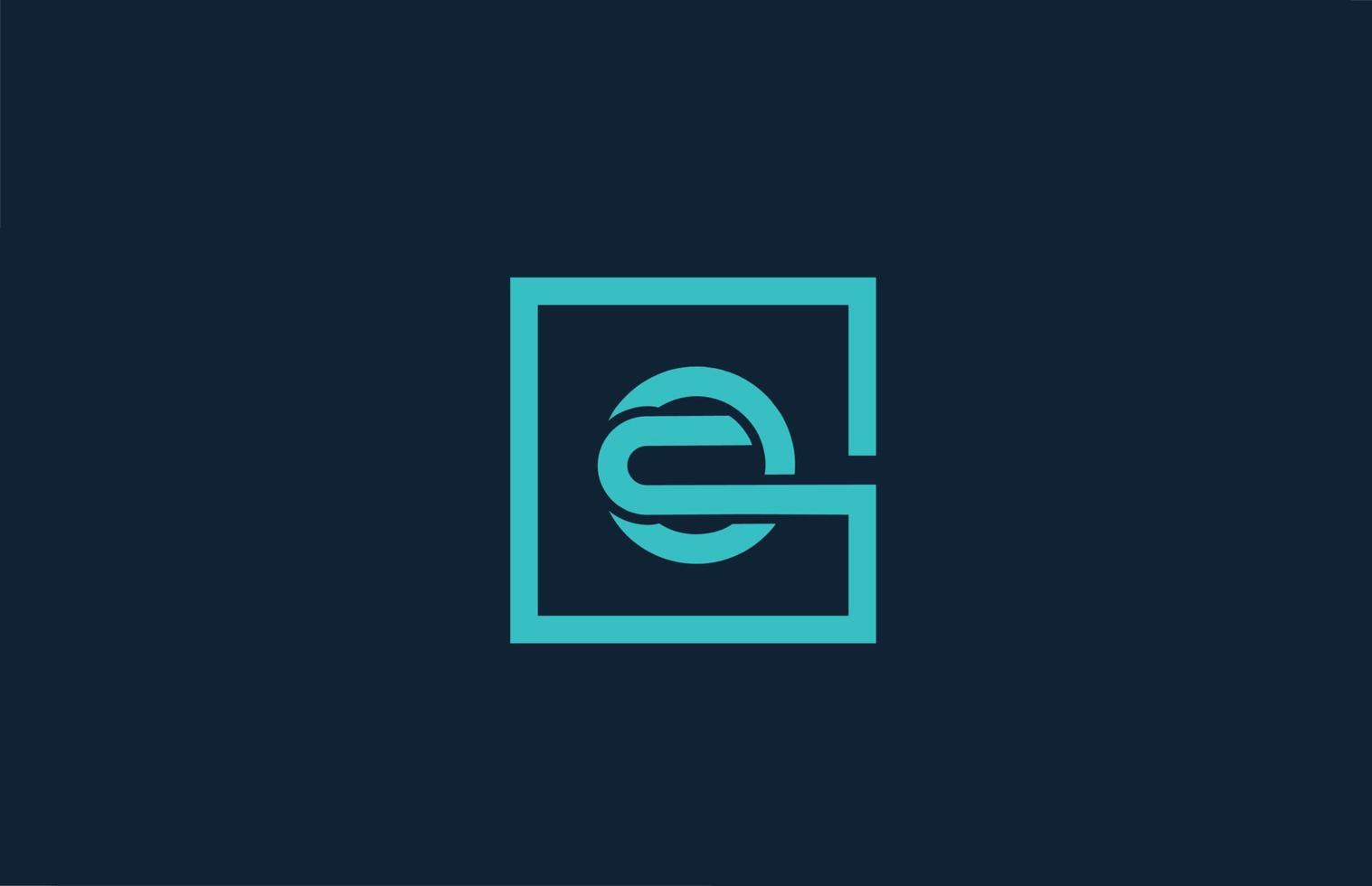 línea azul q diseño de icono de logotipo de letra del alfabeto. plantilla creativa para empresa y negocio vector