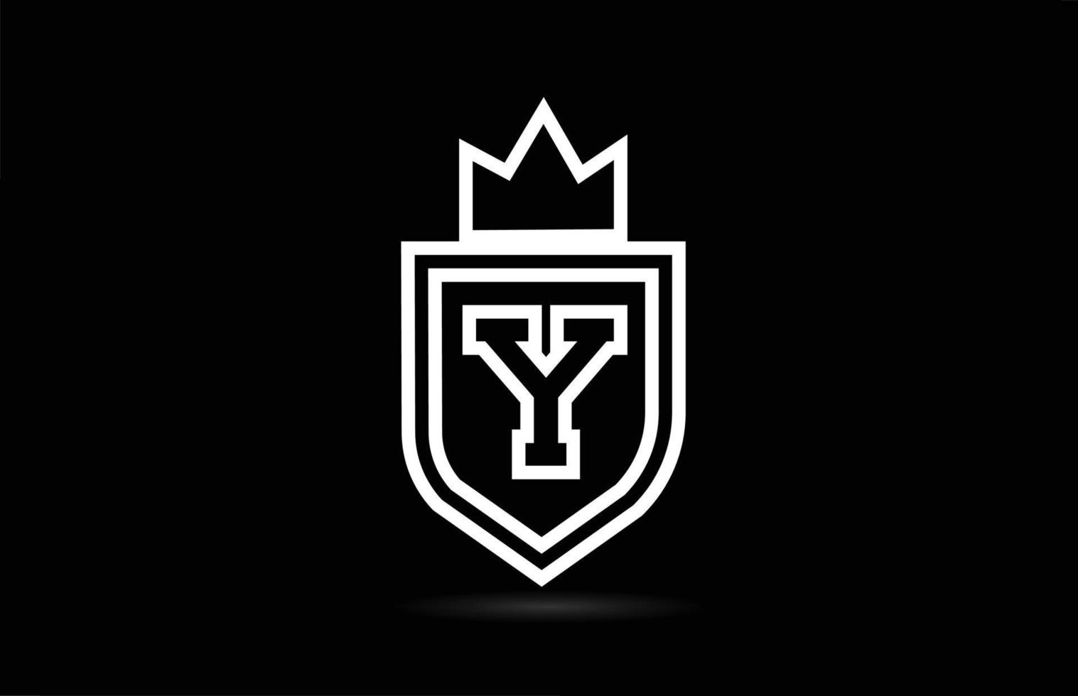 Y alphabet letter logo icon design with wings. Creative template for business and company in white and black vector