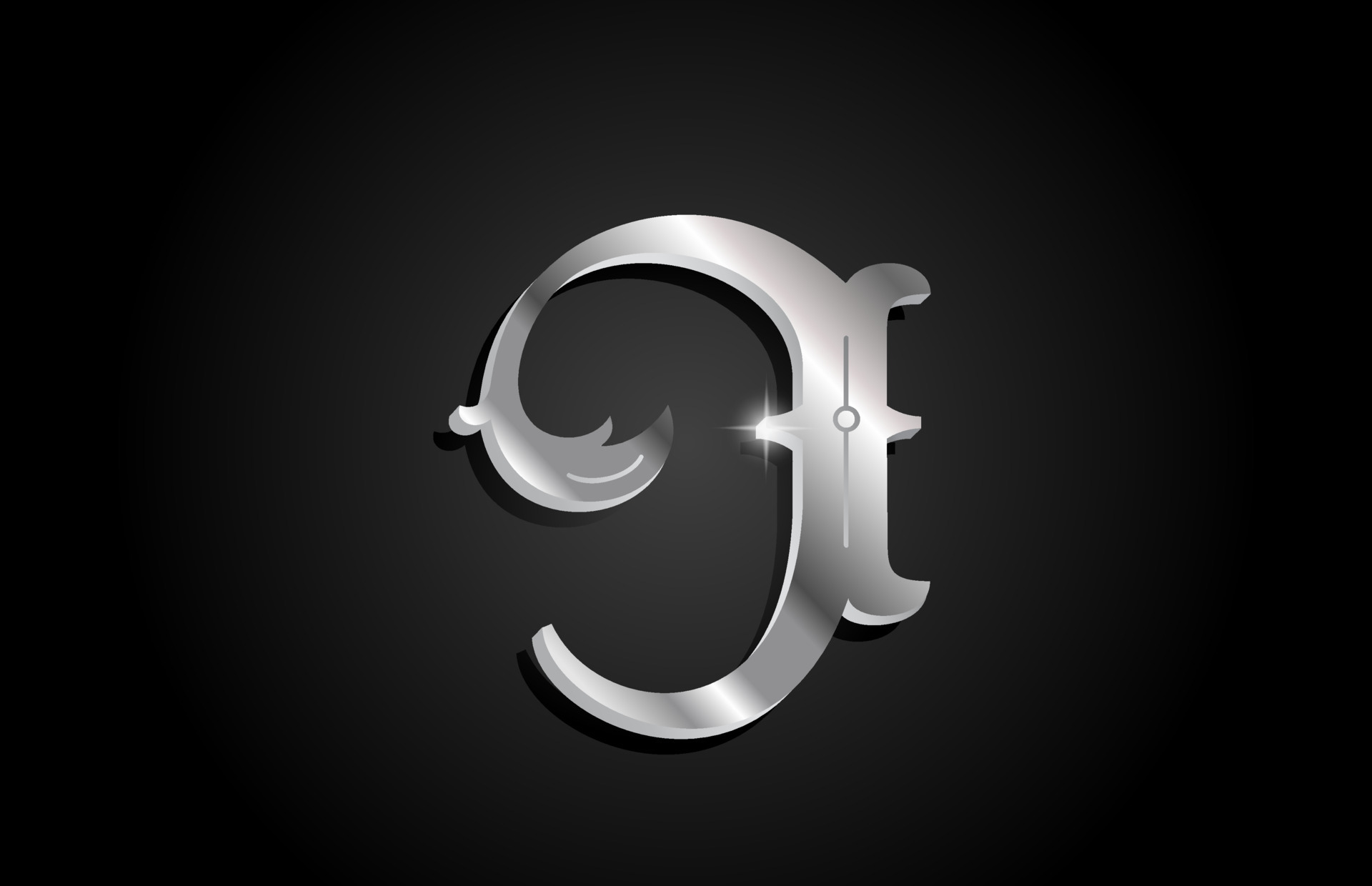 Silver letter lv metal combination alphabet logo Vector Image