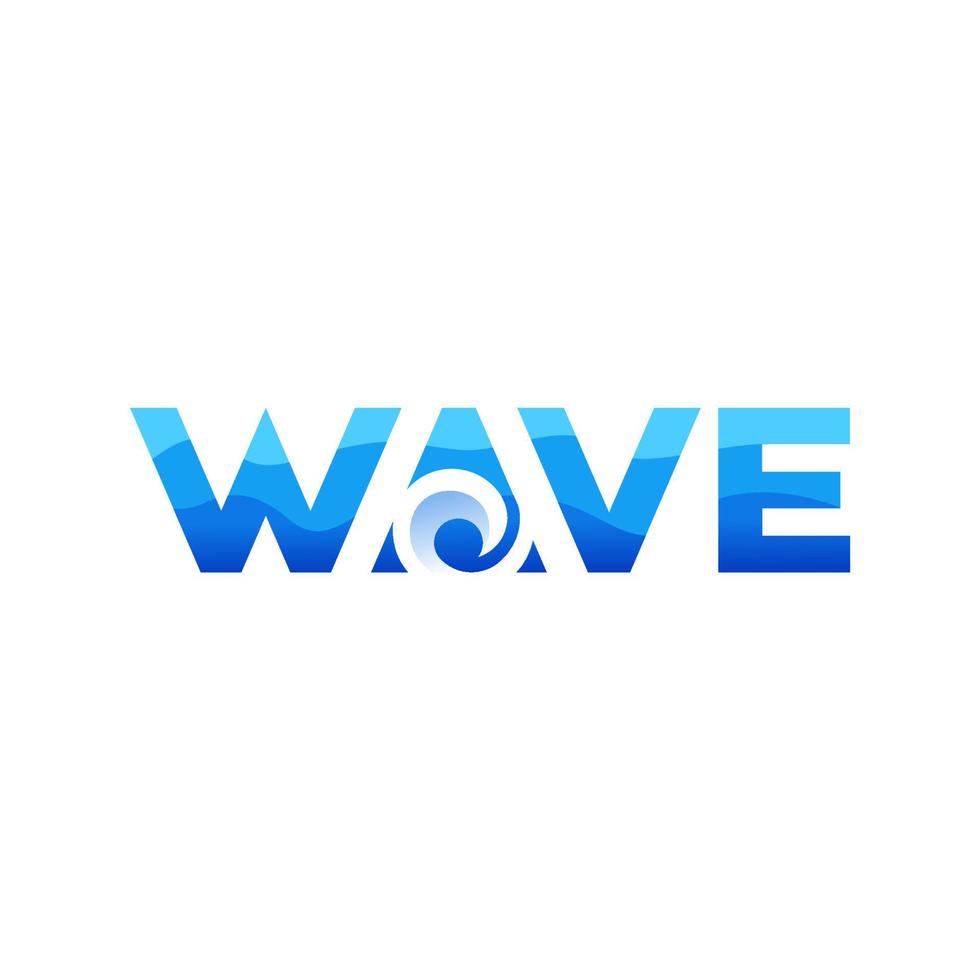 Water Wave symbol and icon Logo Template vector