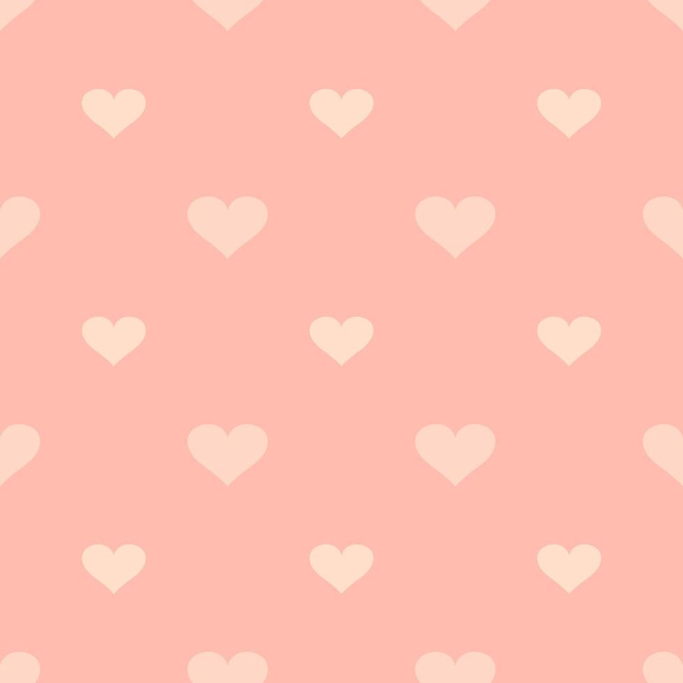 Modern banner with colorful seamless pattern of hearts Abstract love symbol vector