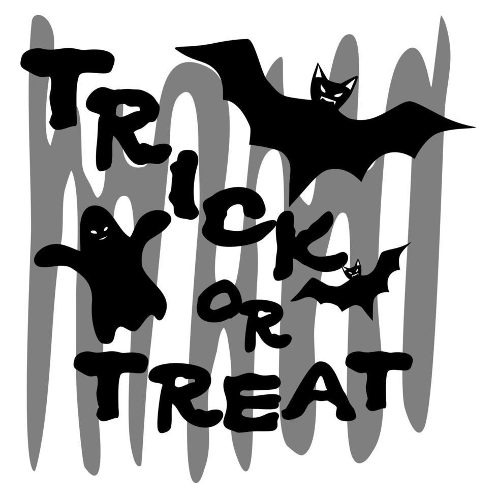 Halloween bat illustration vector