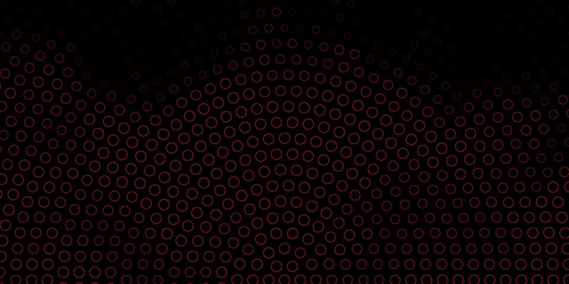 Dark Orange vector template with circles.