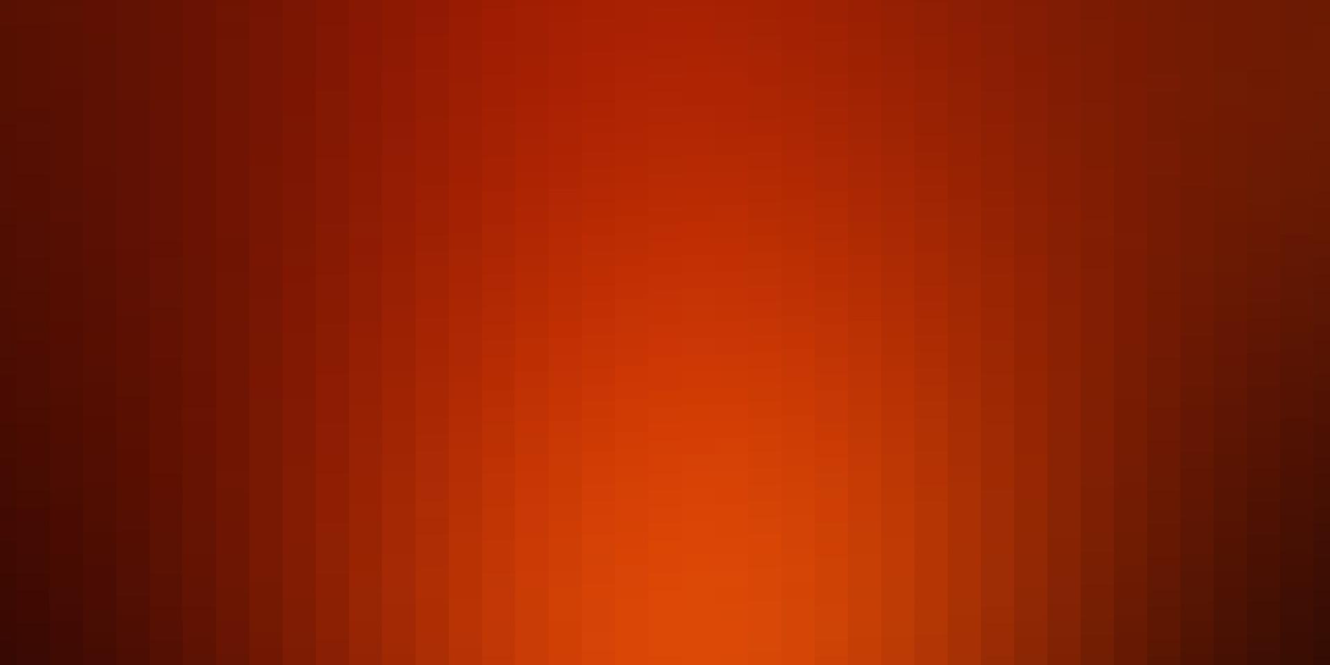 Dark Orange vector backdrop with rectangles.
