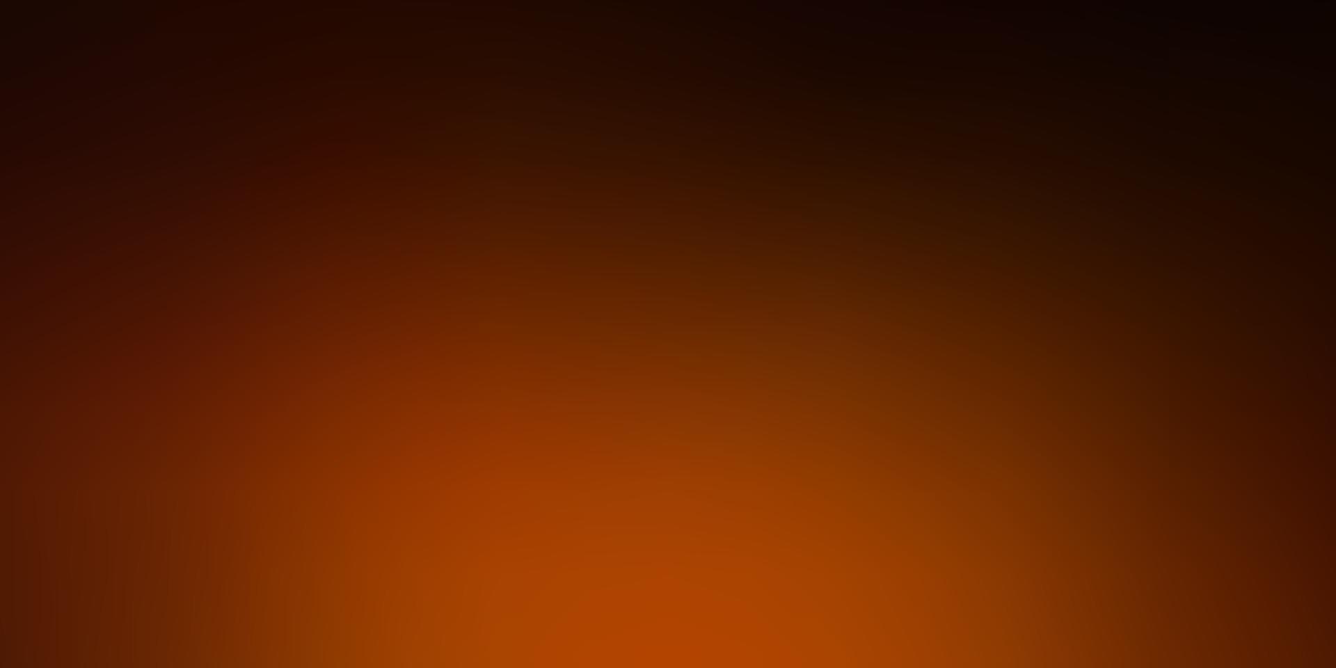 Dark Orange vector colorful blur background.