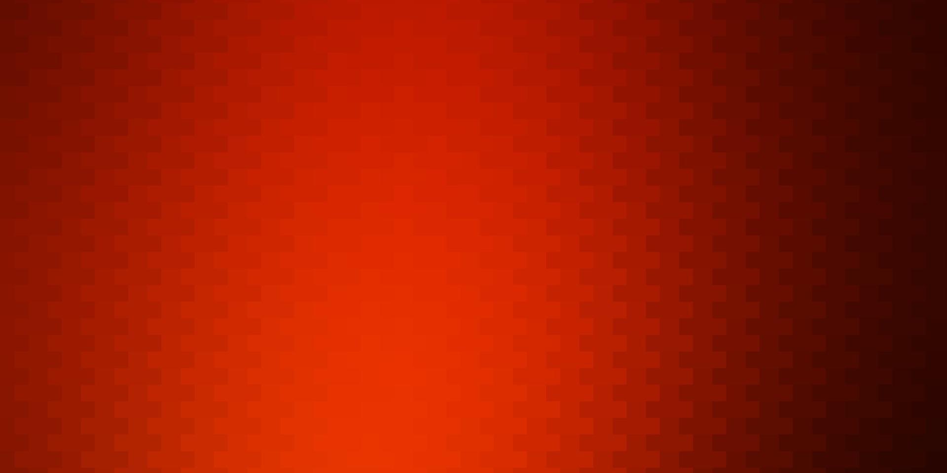 textura de vector naranja oscuro en estilo rectangular.