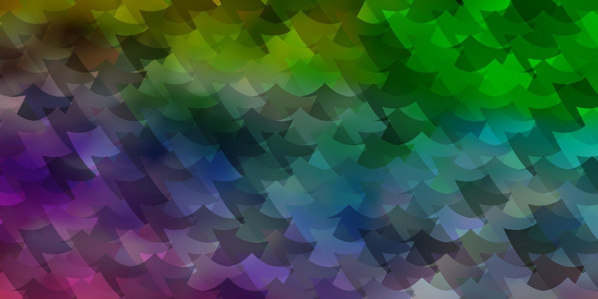 Light Multicolor vector background with rectangles.