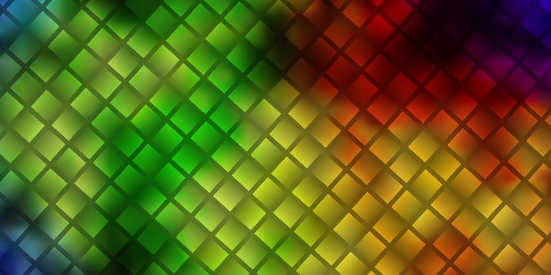 Light Multicolor vector template with rectangles.