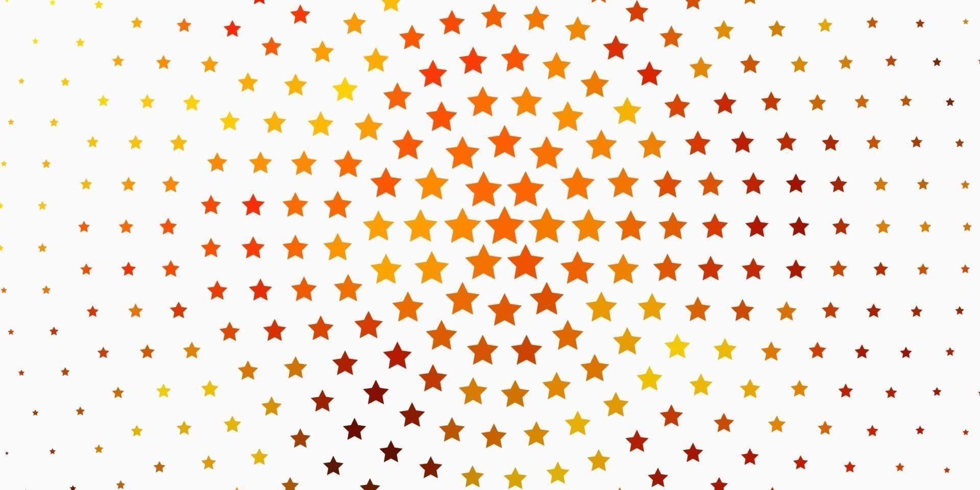 Light Green, Yellow vector template with neon stars.