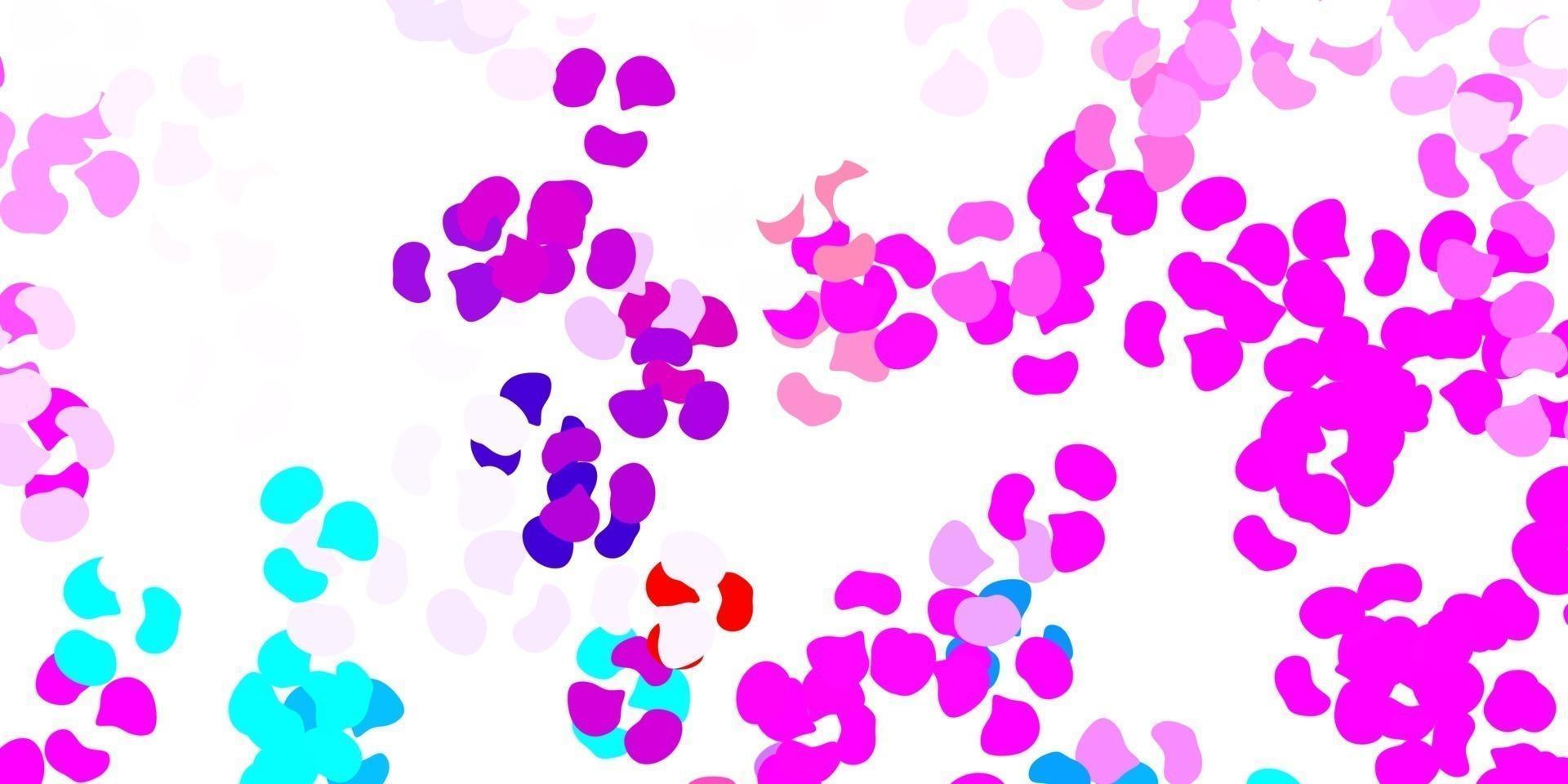Light blue, red vector pattern with abstract shapes.