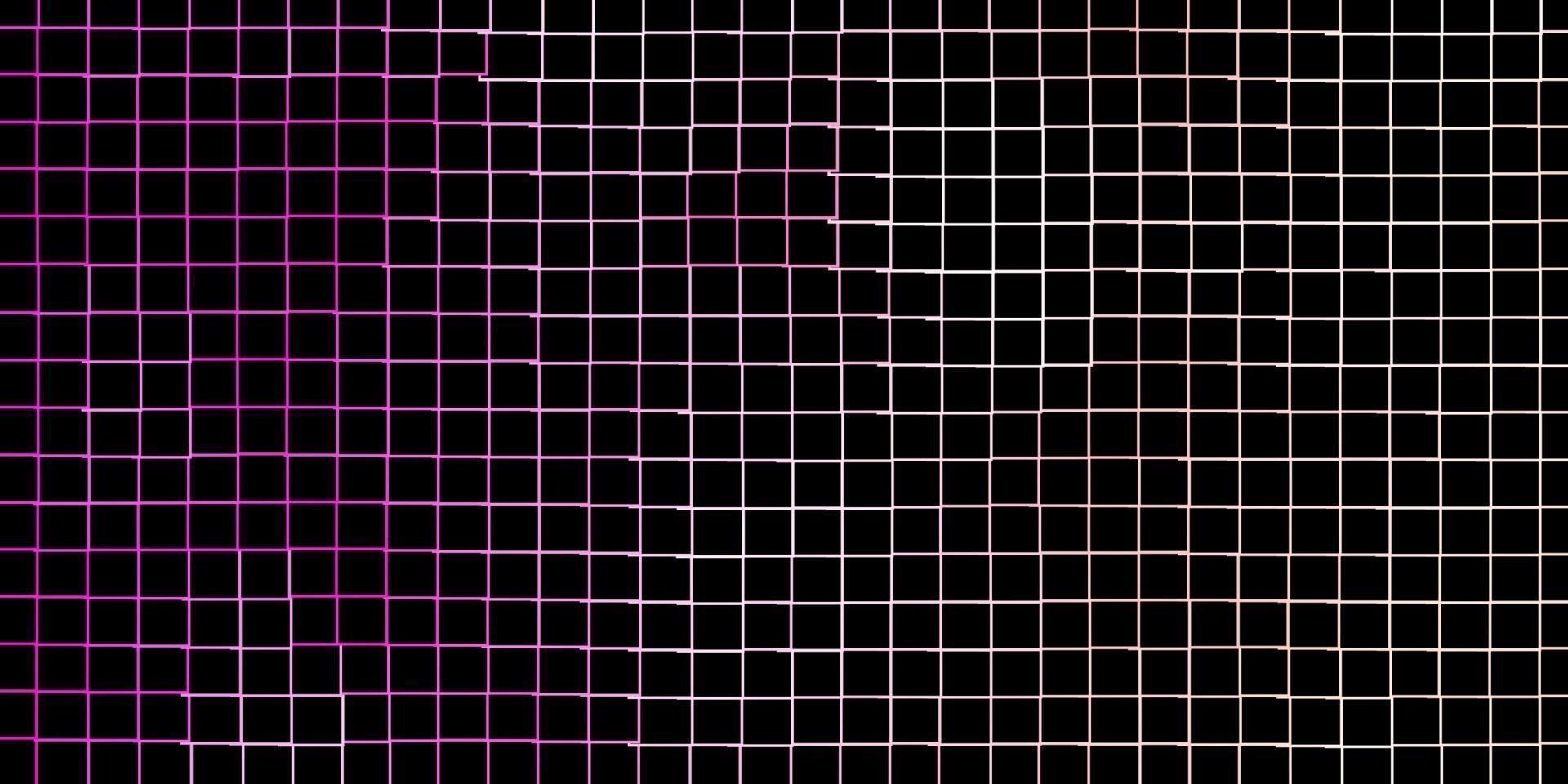 patrón de vector rosa claro en estilo cuadrado.