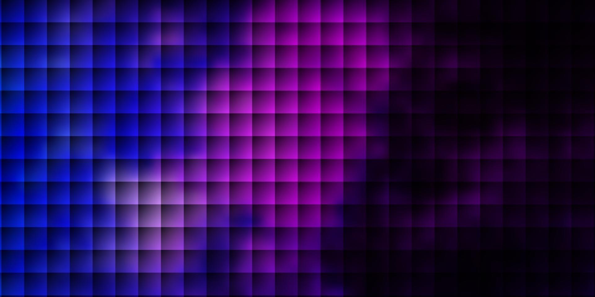 patrón de vector de color rosa oscuro, azul en estilo cuadrado.