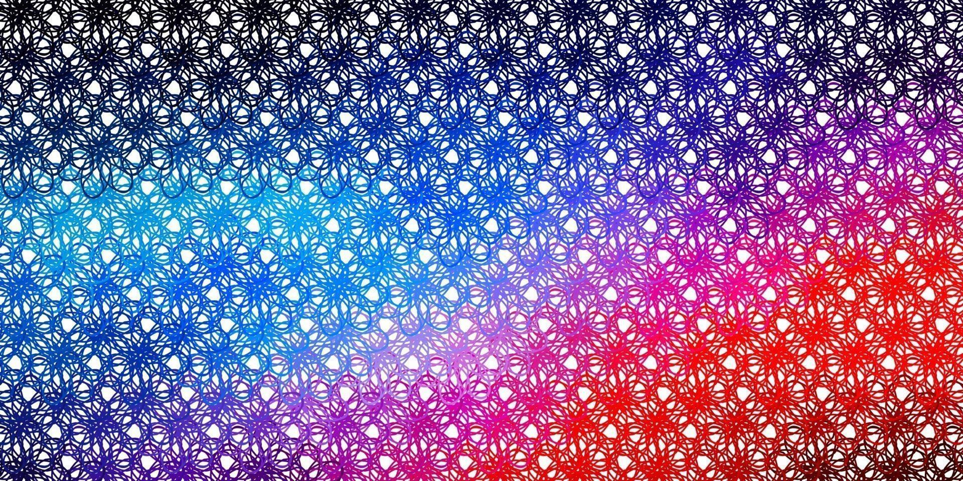 Light Blue, Red vector layout with curves.
