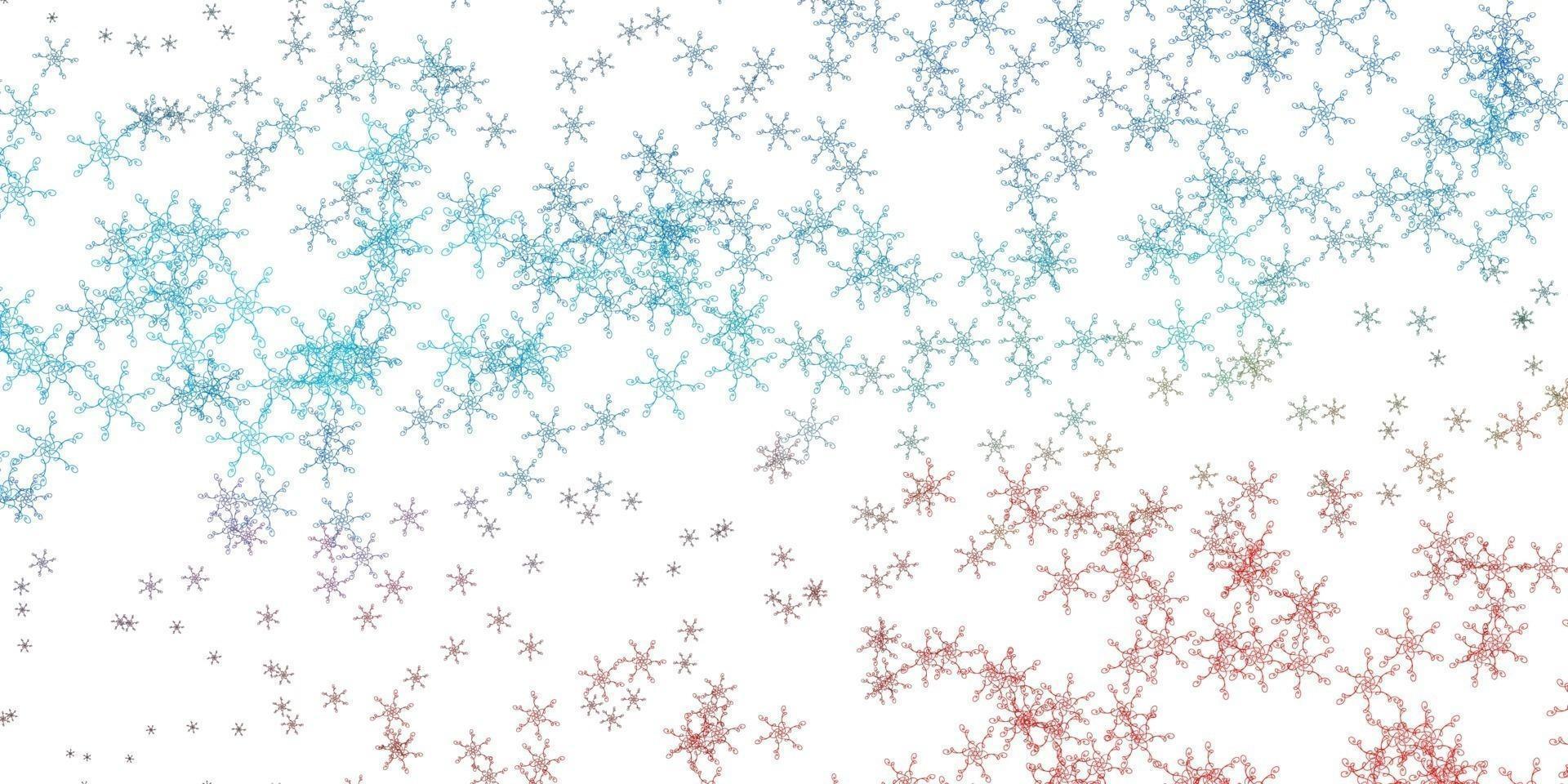 Light Blue, Red vector background with lines.