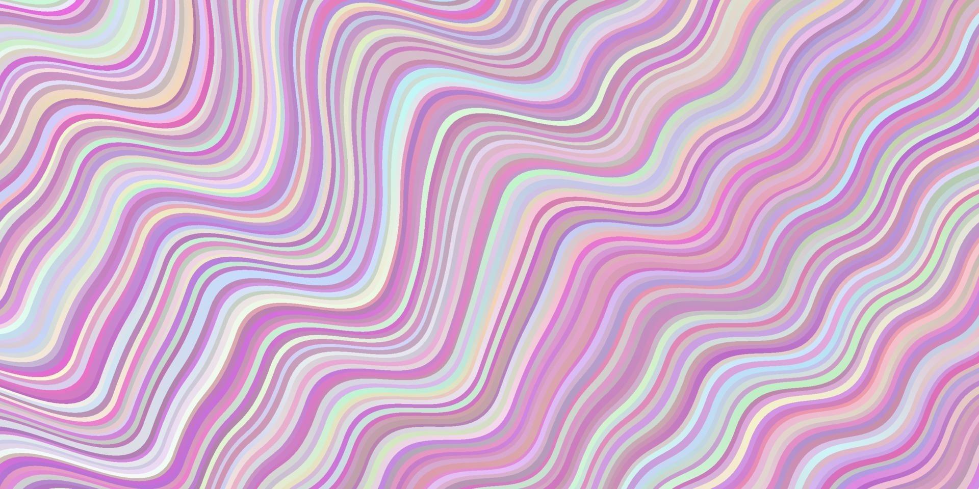 Light Pink, Yellow vector background with wry lines.