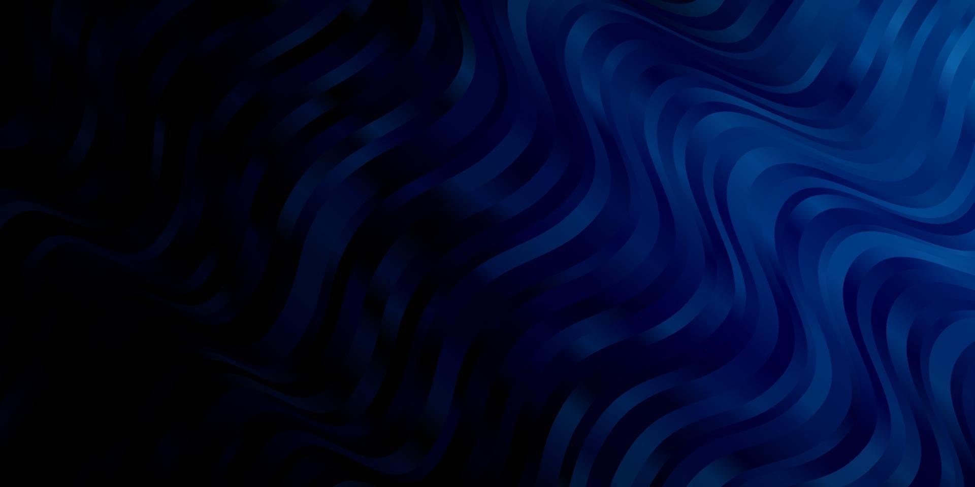 Dark BLUE vector background with bows.